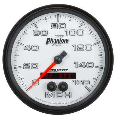 Autometer Speedometer LED GPS Series, nan, 1-year limited warranty 7581