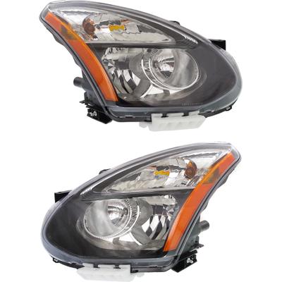 Replacement Headlight OE Replacement, Driver & Passenger Side, 1-year unlimited-mileage warranty SET-REPN100329