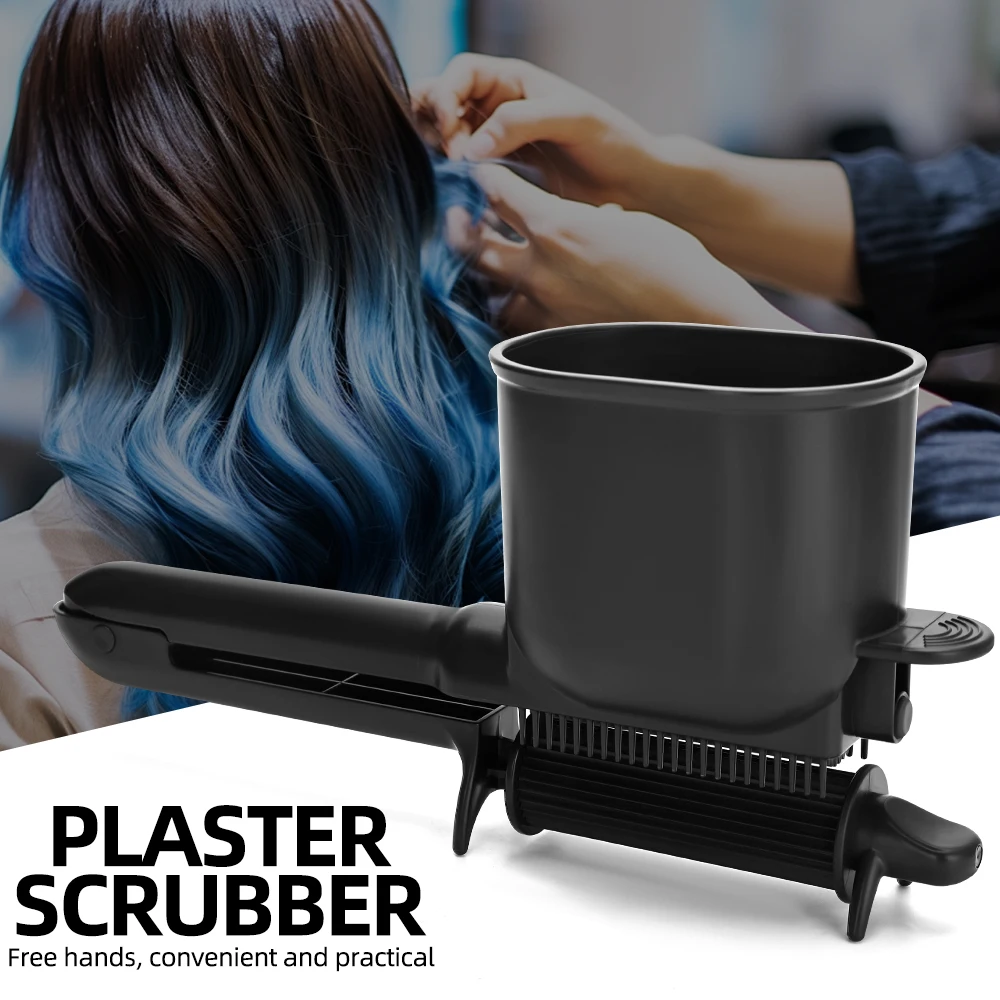 Neue Friseur Creme Farbe Applikator Professionelle 2-In-1 Färben Schüssel Pinsel Barbershop Farbstoff Haar Liefert Styling Zubehör Image