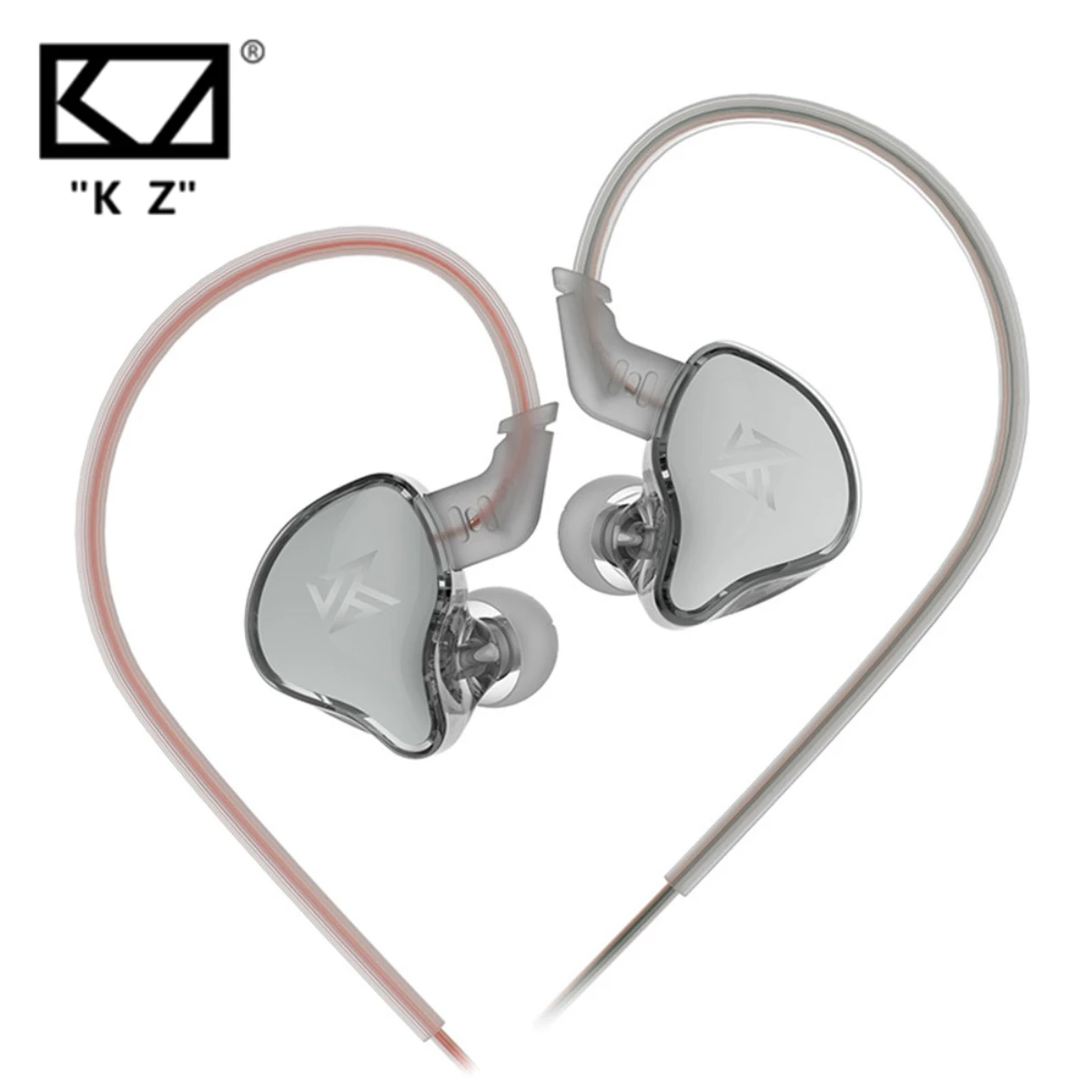 KZ EDCX Kopfhörer Bass Earbuds In-Ear-Monitor Kopfhörer Dynamische Noise Cancelling Sport HIFI Headset 3,5mm Stecker Stereo Ohrhörer Image