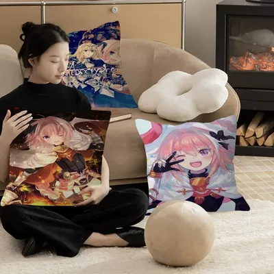Anime Nette Fate Apocrypha Astolfo Kissenbezug Toon Geschenk Kissen Abdeckung Schlafzimmer Hause Image