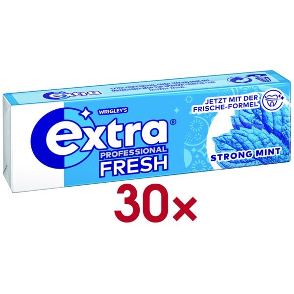 Wrigleys 30er-Pack Kaugummis »PROFESSIONAL STRONG MINT« 14 g türkis Image