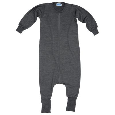 Reiff - Kid's Schlafsack Frottee mit Fuß und Arm - Kinderschlafsack Gr 86/92 Grau/Blau