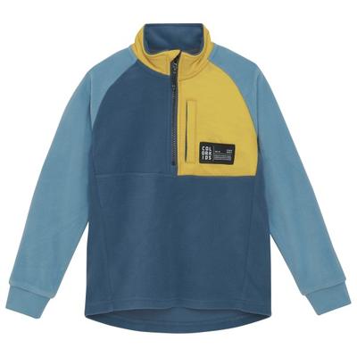 Color Kids - Kid's Fleece Jacket Anorak - Fleecepullover Gr 134 blau Image