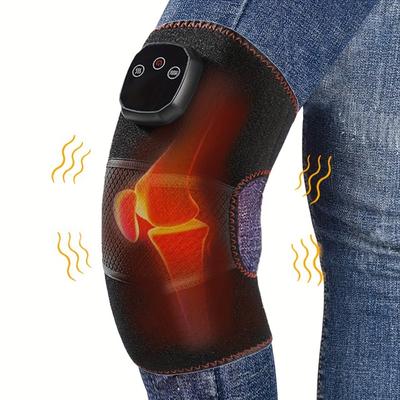 TEMU 1pc Thermaknee Pro Portable Knee Massager With Adjustable Temperature And , Usb Rechargeable With 1100mah Battery, Lcd Display, Full Body For Travel And Home Use