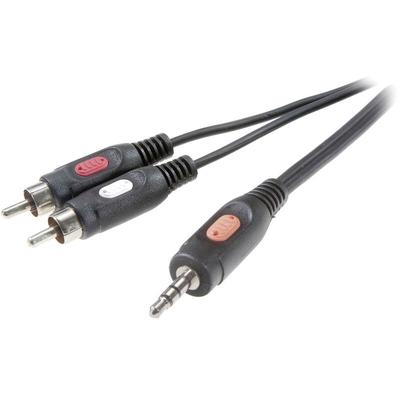Speaka Professional - SP-7869792 Cinch / Klinke Audio Anschlusskabel [2x Cinch-Stecker - 1x Image