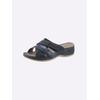 Pantolette CASUAL LOOKS, Damen, Gr. 36, blau (marine), Lederimitat, sportlich, Schuhe