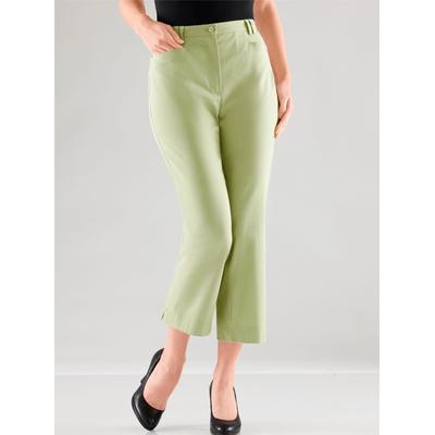 7/8-Hose COSMA, Damen, Gr. 44, Normalgrößen, grün (lindgrün), 97% Baumwolle, 3% Elasthan, unifarben, 7/8-Länge, Hosen, Topseller Image