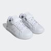 Sneaker ADIDAS SPORTSWEAR "ADIDAS STAR WARS GRAND COURT 2.0 KIDS SCHUH", Gr. 32, weiß (cloud weiß, cloud weiß, cloud weiß), Synthetik, sportlich, Schuhe, Design auf den Spuren des adidas Superstar