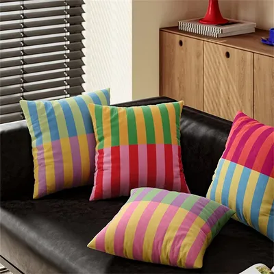 Samt-Kissenbezüge, kuschelige Kissenbezüge mit weichem Akzent für Sofa, Couch, Bett und Wohnzimmer, Image