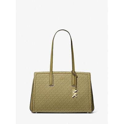 Mk Laila Medium Signature Logo Tote Bag