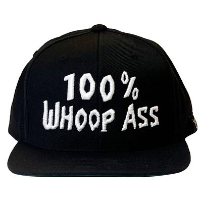 Contenders Clothing Schwarze Snapback-Mütze „Stone Cold“ von Steve Austin Whoop Ass für Herren