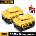 100% per batteria originale Dewalt 20V, elettroutensile DCB606, DCB205, DCB206.DCB182, DCB200 MAX,
