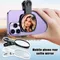 Kit clip per specchio selfie per obiettivo fotocamera per smartphone per iPhone Smartphone Streaming live Foto Video Selfie Vlog Accessori