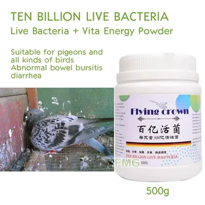 Ten billion live bacteria powder 500g racing pigeon parrot bird intestinal Baiyi live bacteria