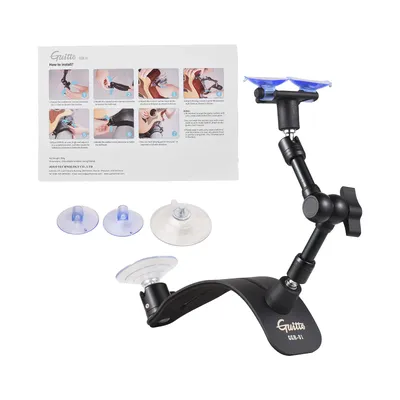 GGR-01 Guitar Support Rest Leg Bracket Suction Cup Mount Aluminum Professional Guitar Leg Stand