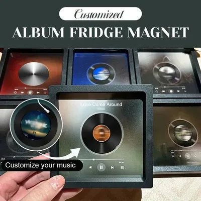 Personalized Music-play Refrigerator Magnet Custom Plastic Tape With Built-in Music Player Unique