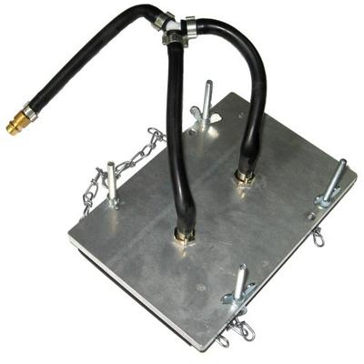 BUSCHiNG GmbH Tankstellen- und Werkstattgeräte Bremsplattenadapter P2 180x120mm Füll-/Entlüftungsgerät, Bremshydraulik 100737 Image