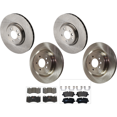 TRW Brake Disc and Pad Kit, Front Rear, KIT-073024-7022