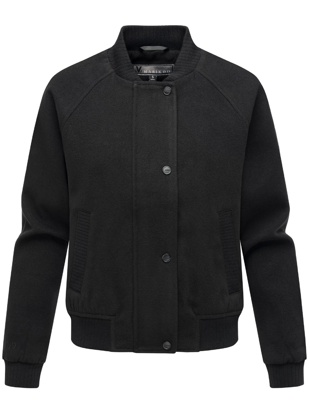 Marikoo Collegejacke Damen schwarz, XS Image