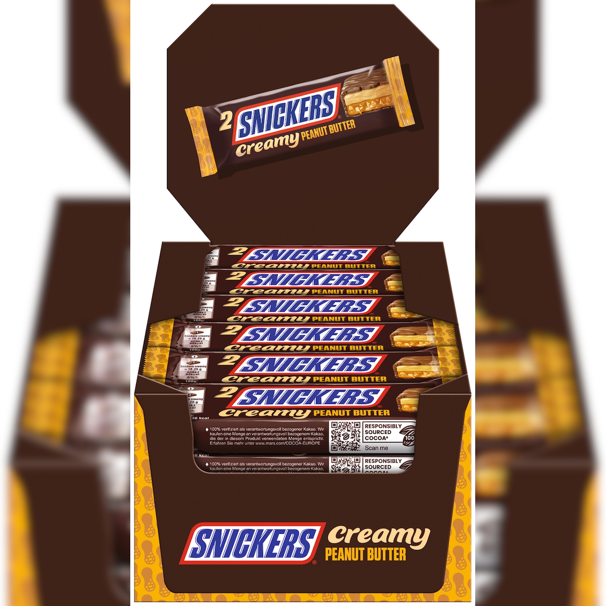 Snickers Creamy Peanut Butter 24 x 36,5 g (876 g) Image