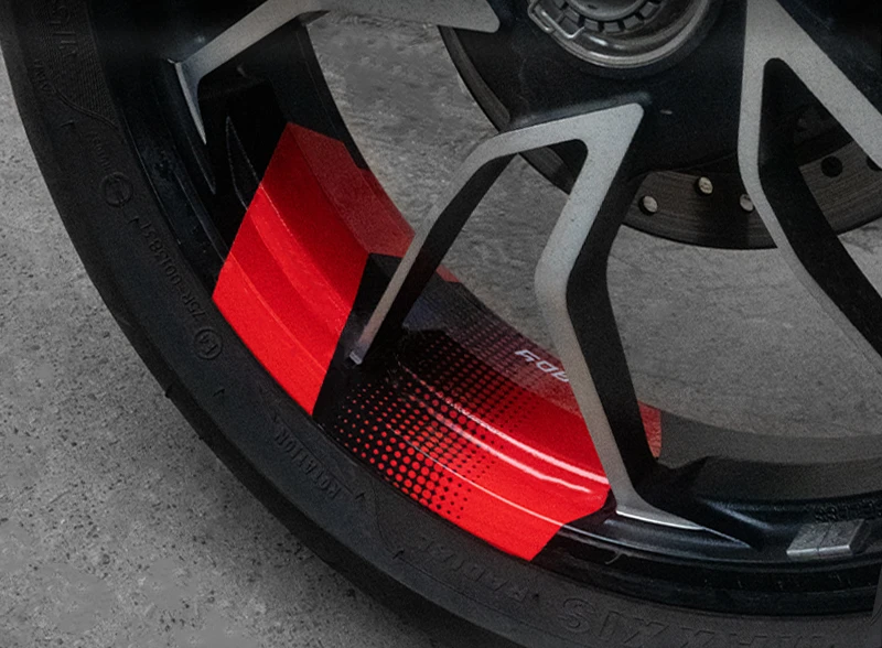 Neue hochwertige Motorrad Rad Aufkleber Streifen Reflektierende Felge FÜR CB500R CB650R CB650F CBR650F CB1000R CB600 CBF600 CB400 400X Image
