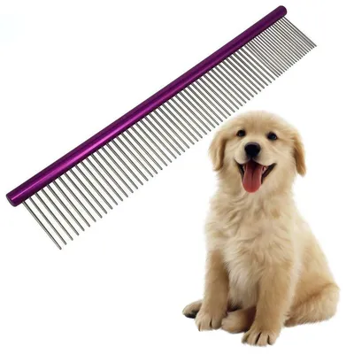 Haustier Katzen Hunde farbigen Edelstahl Kamm lange & kurze Haare Universal schnelle Bräutigam Farbe Image