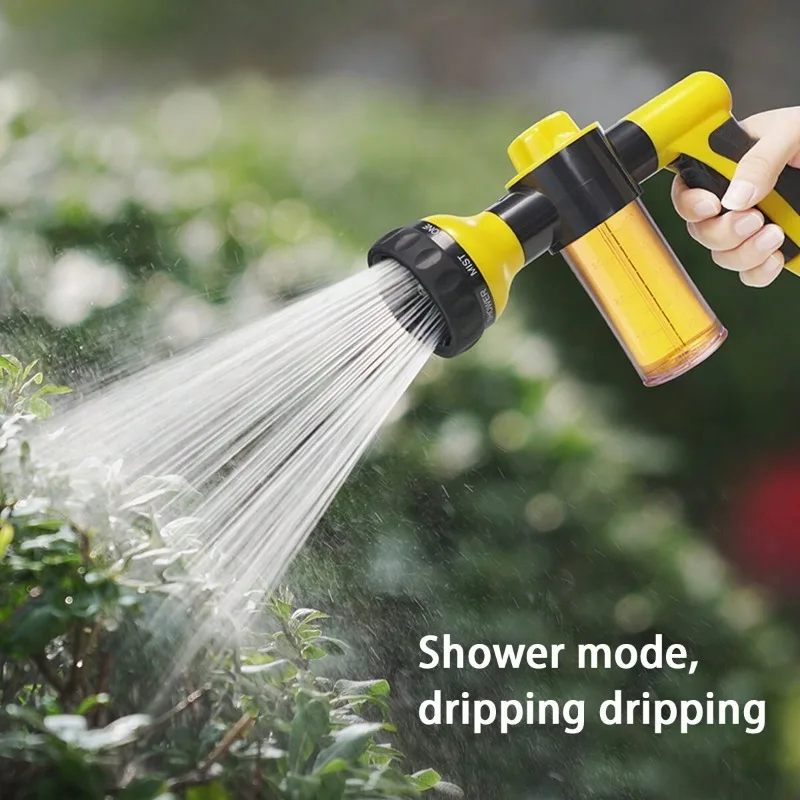 Tragbare Auto Schaum Lanze Wasser Pistole Hochdruck Düse Jet Auto Waschmaschine Sprayer Reinigung Werkzeug Automobil Garten Waschen Werkzeug Image