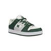 Sneaker DC SHOES "Manteca Se", Gr. 7,5(40), weiß, grau, grün, 53.02% Leder, 46.98% Synthetikmaterial, Schuhe