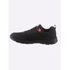 Sneaker KANGAROOS, Damen, Gr. 41, schwarz, Mesh, Mesh, sportlich, Schuhe