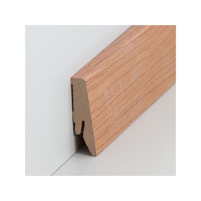 Fußleisten / Sockelleisten 'Coburg' (mdf foliert / 718.5812) - Nussbaum hell Image