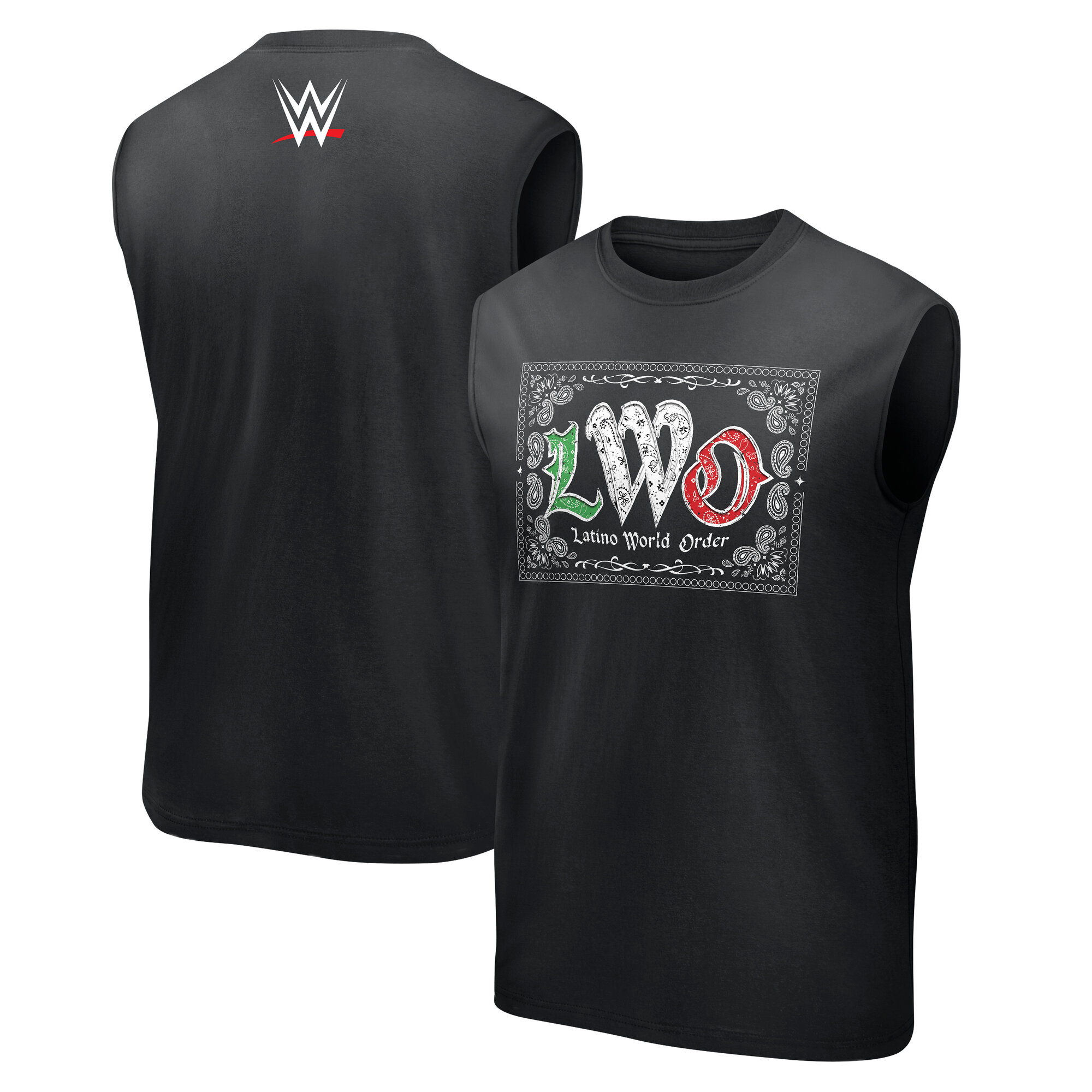WWE LWO Bandana Tank - Schwarz - Herren Image