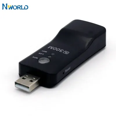 300Mbps USB Wireless Bridge Signal Booster Network Adapter WiFi Long Range Extender Amplifier AP