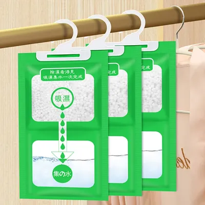 Hangable Wardrobe Moldproof Moisture Proof Dehumidification Bag Humidity Moisture Absorbing Bag