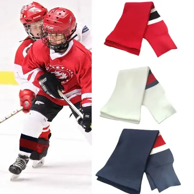 1pair Outdoor Sports Men's and Women's Ice Hockey Socks Professional Training Leg Protection
