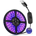 strisce luminose a led 0,5 m 1 m 2 m 2,5 m 3 m 4 m 5 m strisce luci a stringa 30/60/120/150/180/240/300 led 1 pz 5 v alimentato tramite usb strisce luminose a led ad alta densità per esterni luci a stringa creative viola