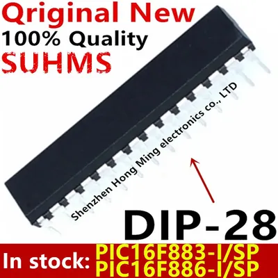 (10piece) 100% New PIC16F883-I/SP PIC16F886-I/SP PIC16F883 PIC16F886 DIP-28 Chipset
