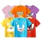 Sonics Children Short Sleeves T-Shirts Cotton Cartoon Anime Kids Tops Summer Clothes Game Fashion Tees Boys Girls Birthday Gift