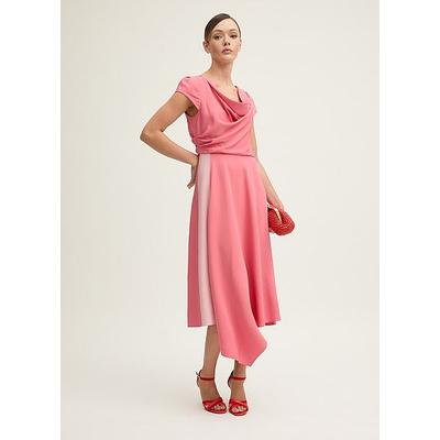 Moon Desert Rose & Soft Pink Crepe Dress Light Pink, Light Pink