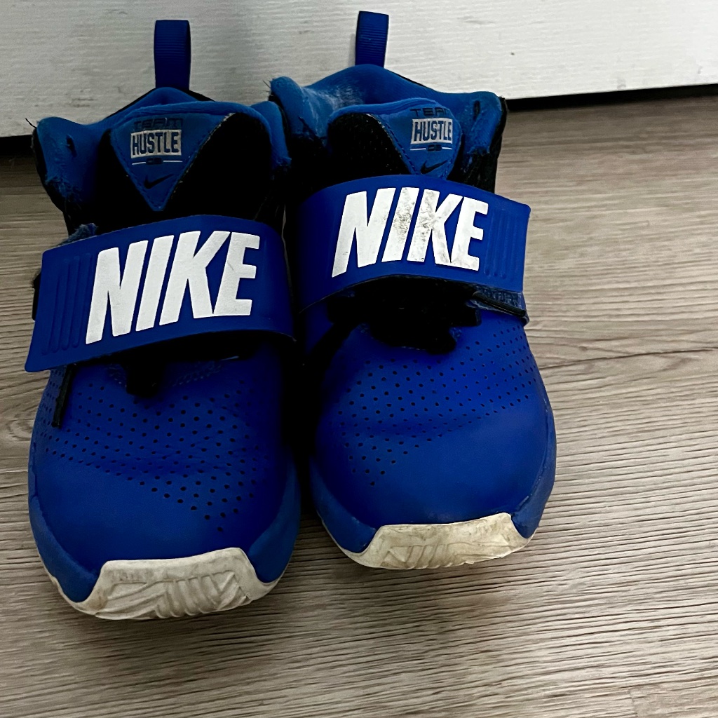 Nike Shoes | 13c Nike Team Hustle D 8 | Color: Black/Blue | Size: 13b