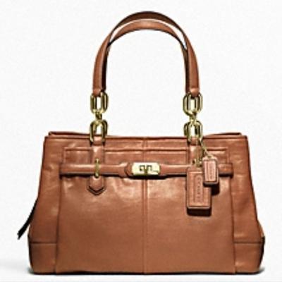Coach Bags | Coach Women's Handbag Tan Leather Chelsea Jayden Large | Color: Gold/Tan | Size: Os