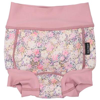 Mikk-Line - Kid's Baby Swim Pant Frill Recycled AOP - Badehose Gr 3-6 Months rosa Image