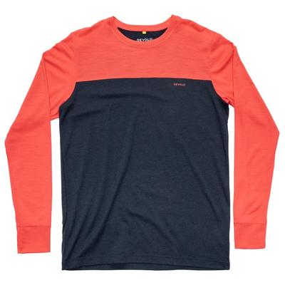 Devold - Classic Linear L/S - Merinoshirt Gr S blau/rot Image