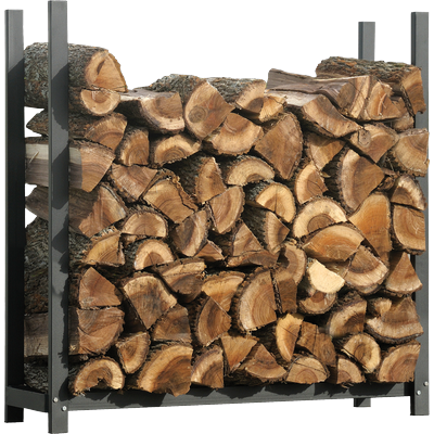 Shelterlogic Ultra Duty Firewood Rack, 4 ft. / Without Cover