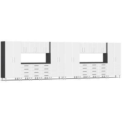 Ulti-MATE Garage Cabinets 18-Piece Set, Starfire White