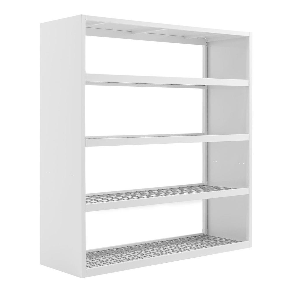 Newage Products Pro 3.0 Series 1-Piece 72 Wall Rack, White