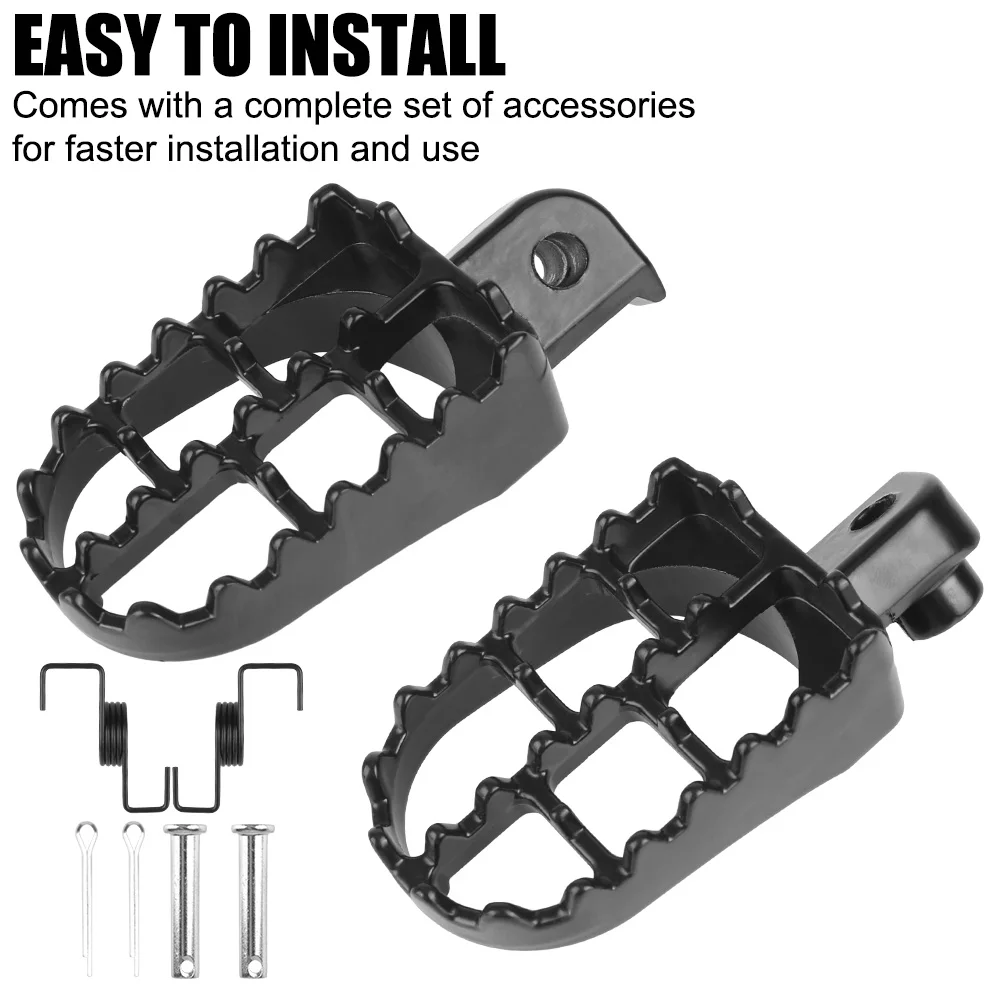 Dirt Bike Fußrasten für Pit Dirt Motorrad Aluminium Fußrasten Pedale Motorrad pw50 pw80 tw200 xr50r crf50 crf70 crf80 crf100f Image