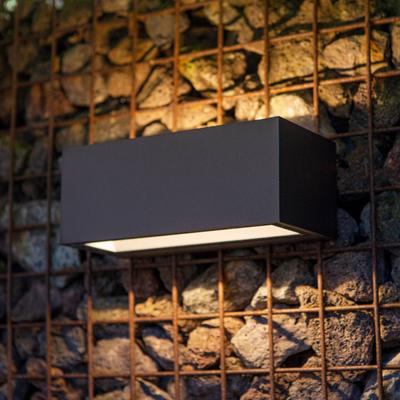 LUTEC LED-Außenwandlampe Gemini, 22cm, 3.000K, anthrazit Image