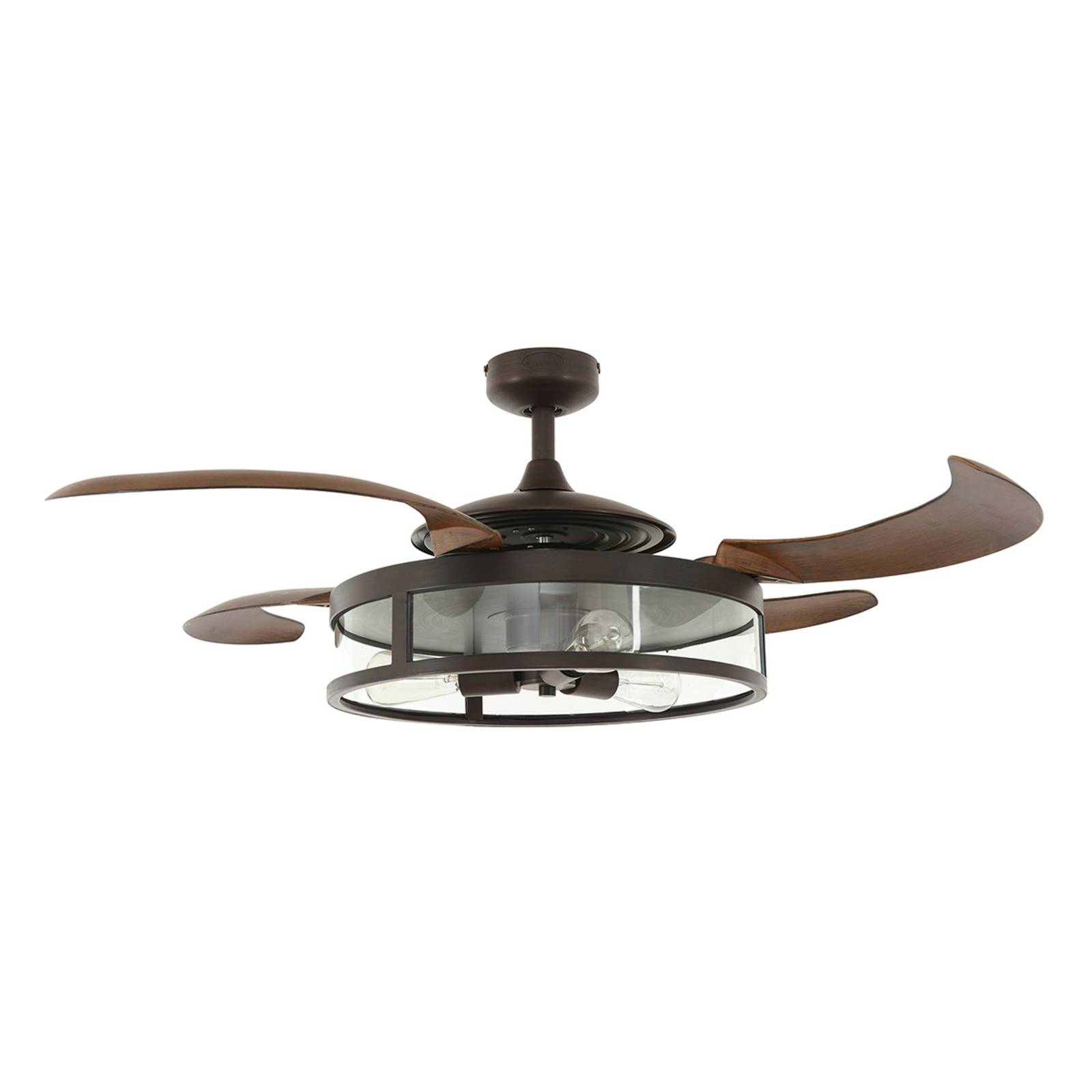 Beacon Lighting Deckenventilator Fanaway Classic Licht bronze leise, braun / rost, Kunststoff
