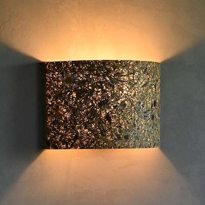 LeuchtNatur Wandlampe Cortex, dimmbar, gelb / orange, für Wohn- / Esszimmer, Wandleuchte, Wandlampe Innen Image
